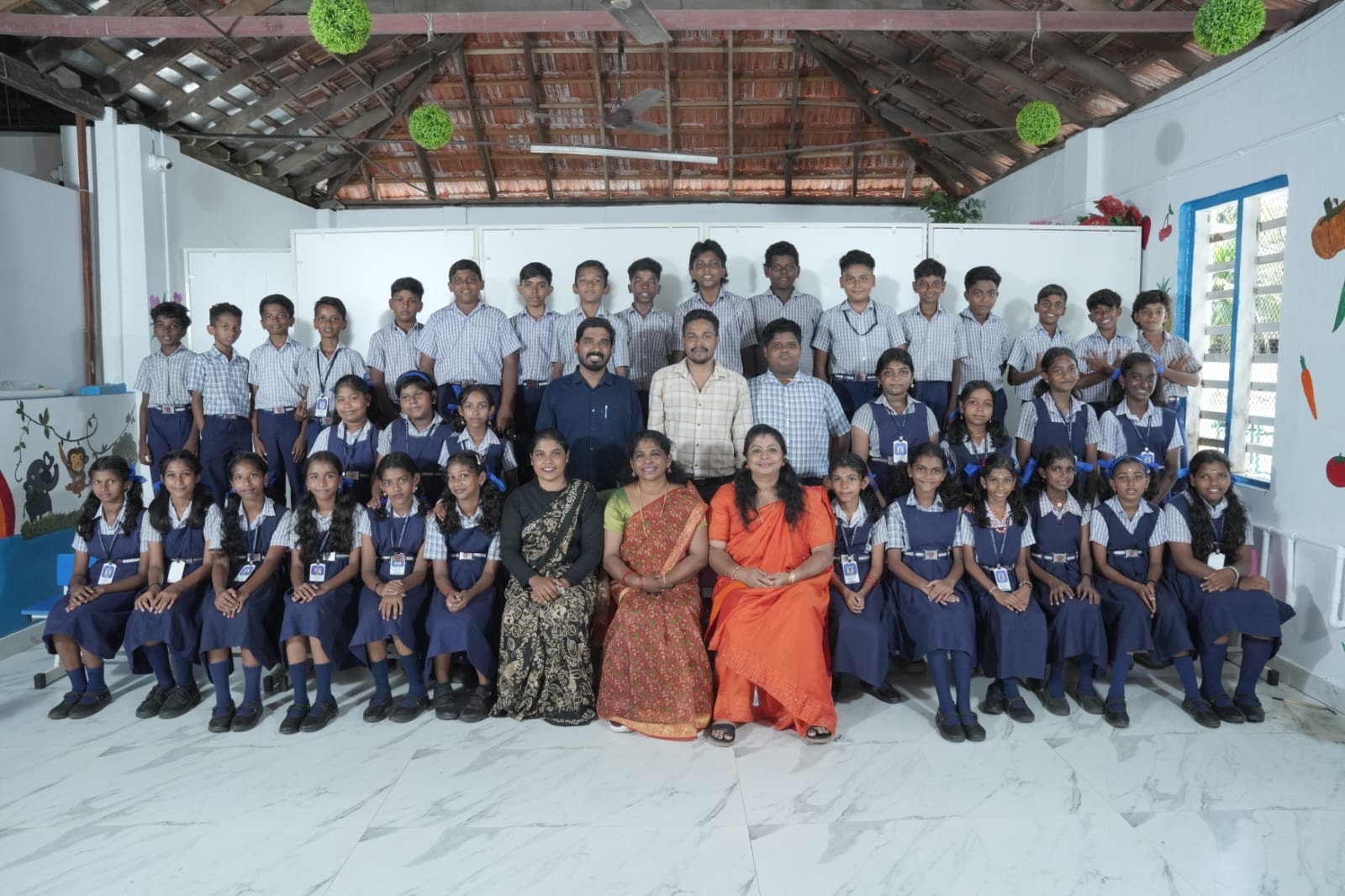 Students and teachers together